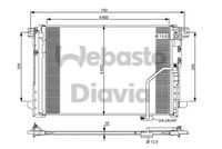 WEBASTO 82D0225672A - Peso [kg]: 2,9<br>Malla radiador: 610 x 420 x 16<br>Artículo complementario / información complementaria 2: con secador<br>