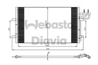 WEBASTO 82D0226210MA - Condensador, aire acondicionado