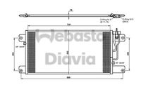 WEBASTO 82D0226242MA - Calefacción / Refrigeración: para vehículos con refrigeración estándar<br>para vehículos con una anchura de bastidor de [mm]: 1020<br>Ancho de red [mm]: 760<br>Longitud de red [mm]: 383<br>Profundidad de red [mm]: 16<br>Material: Aluminio<br>Artículo complementario / información complementaria 2: sin secador<br>Agente frigorífico: R 134 a<br>para OE N°: 1446258<br>Peso [kg]: 4,428<br>