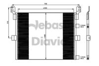 WEBASTO 82D0226247MA - Condensador, aire acondicionado