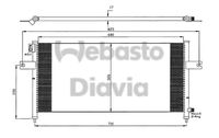 WEBASTO 82D0226251MA - Clase de caja de cambios: Caja de cambios manual<br>año construcción hasta: 10/2001<br>Ø entrada [mm]: 15,5<br>Artículo complementario / información complementaria 2: sin secador<br>Rosca, salida: M16x1,5mm<br>Material aletas refrigeradoras: Aluminio<br>Longitud de red [mm]: 680<br>Ancho de red [mm]: 325<br>Profundidad de red [mm]: 17<br>SVHC: No existen sustancias SVHC<br>