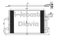 WEBASTO 82D0226259MA - Condensador, aire acondicionado