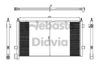 WEBASTO 82D0226262MA - Condensador, aire acondicionado