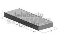 WEBASTO 82D0325145A - Filtro, aire habitáculo