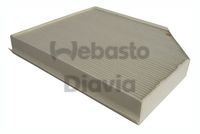 WEBASTO 82D0325239A - Tipo de filtro: filtro de depósito interior biofuncional<br>Longitud [mm]: 278<br>Material bastidor: textil<br>Ancho [mm]: 239<br>Altura [mm]: 35<br>Material: Carbón activado<br>Tipo de filtro: con efecto bactericida<br>Tipo de filtro: con efecto fungicida<br>Tipo de filtro: Filtro partículas finas (PM 2.5)<br>