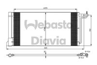 WEBASTO 82D0226287MA - Condensador, aire acondicionado