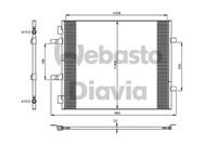 WEBASTO 82D0226274MA - Condensador, aire acondicionado