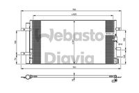 WEBASTO 82D0226294MA - Malla radiador: 678 x 346 x 16 mm<br>