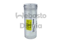 WEBASTO 82D0175055A - Diámetro [mm]: 78<br>Altura [mm]: 177<br>Color: plata<br>Material: Aluminio<br>Tipo de filtro: Filtro de secado<br>Agente frigorífico: R 134 a<br>