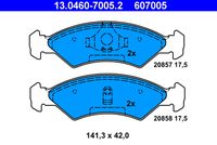 ATE 13.0460-7005.2 - Juego de pastillas de freno