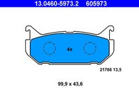 ATE 605973 - Juego de pastillas de freno