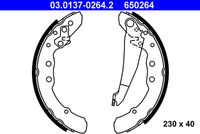 ATE 650264 - Juego de zapatas de frenos