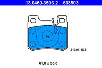ATE 13.0460-3503.2 - Juego de pastillas de freno