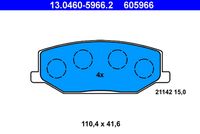 ATE 605966 - Juego de pastillas de freno