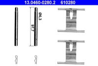 ATE 610280 - Kit de accesorios, pastillas de frenos