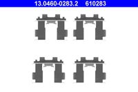 ATE 610283 - Lado de montaje: Eje delantero<br>Dinámica de frenado / conducción: para vehículos con ABS<br>Sistema de frenos: AKEBONO<br>Peso [kg]: 0,04<br>