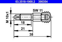 ATE 390354 - Válvula/tornillo de purga de aire