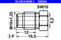 ATE 390544 - Tornillo de unión