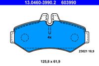 ATE 603990 - Variante de equipamiento: LT28<br>Espesor [mm]: 17<br>Longitud [mm]: 141<br>Altura 1 [mm]: 49<br>Sistema de frenos: ATE<br>Número de WVA: 24739<br>Número de WVA: 24740<br>Lado de montaje: Eje trasero<br>Nº art. de accesorio recomendado: BPW-061<br>