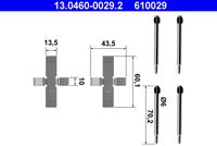 ATE 610029 - Lado de montaje: Eje delantero<br>Sistema de frenos: ATE<br>Peso [kg]: 0,1<br>