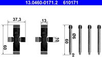 ATE 610171 - Lado de montaje: Eje trasero<br>Sistema de frenos: ATE<br>Peso [kg]: 0,07<br>