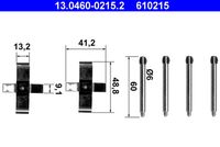ATE 610215 - Kit de accesorios, pastillas de frenos