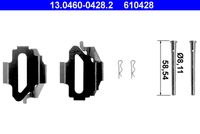 ATE 610428 - Lado de montaje: Eje delantero<br>Sistema de frenos: ATE<br>Peso [kg]: 0,03<br>