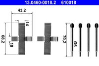 ATE 13.0460-0018.2 - Kit de accesorios, pastillas de frenos