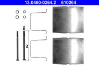 ATE 610264 - Lado de montaje: Eje trasero<br>Sistema de frenos: CITROEN<br>Peso [kg]: 0,1<br>Restricción de fabricante: CITROEN<br>