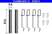 ATE 610411 - Kit de accesorios, pastillas de frenos