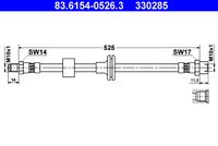 ATE 330285 - Tubo flexible de frenos