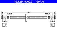 ATE 330730 - Tubo flexible de frenos