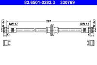 ATE 330769 - Tubo flexible de frenos