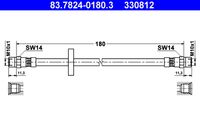 ATE 83.7824-0180.3 - Tubo flexible de frenos