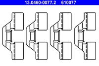 ATE 13.0460-0077.2 - Kit de accesorios, pastillas de frenos