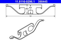 ATE 390445 - año construcción desde: 10/2011<br>Número de piezas necesarias: 2<br>Sistema de frenos: ATE<br>