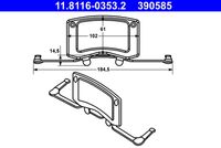 ATE 390585 - Muelle, pinza de freno