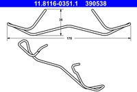 ATE 11.8116-0351.1 - Muelle, pinza de freno