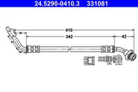 ATE 331081 - Tubo flexible de frenos