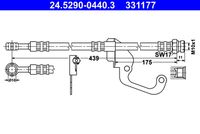 ATE 331177 - Tubo flexible de frenos