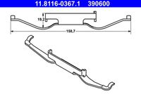 ATE 390600 - Muelle, pinza de freno