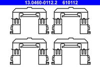 ATE 610112 - Kit de accesorios, pastillas de frenos