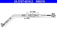 ATE 580218 - Cable de accionamiento, freno de estacionamiento