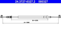 ATE 580327 - Cable de accionamiento, freno de estacionamiento