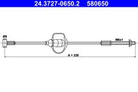 ATE 580650 - Cable de accionamiento, freno de estacionamiento