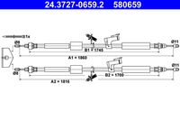 ATE 580659 - Lado de montaje: delante<br>Longitud [mm]: 341<br>