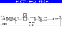 ATE 581304 - Cable de accionamiento, freno de estacionamiento