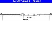 ATE 583402 - Cable de accionamiento, freno de estacionamiento