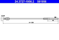 ATE 581956 - Cable de accionamiento, freno de estacionamiento