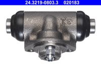 ATE 020183 - Lado de montaje: Eje trasero<br>Diámetro [mm]: 19<br>Sistema de frenos: BOSCH/BENDIX<br>Material: Hierro fundido<br>Medida de rosca: 1x M10x1.0<br>Distancia de los taladros de sujeción [mm]: 35<br>Referencia artículo par: 2049<br>Peso [kg]: 0,3<br>